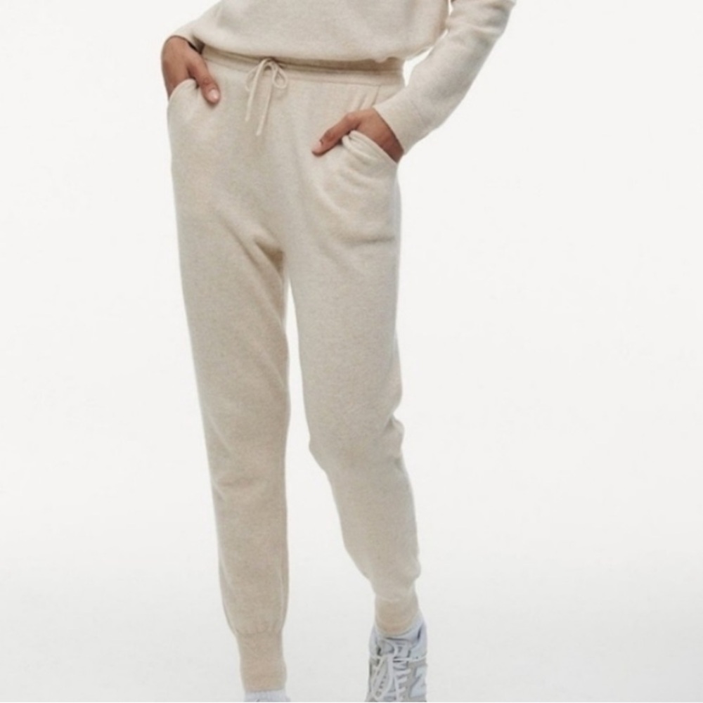 NAADAM The Essential Cashmere Jogger Oatmeal Large